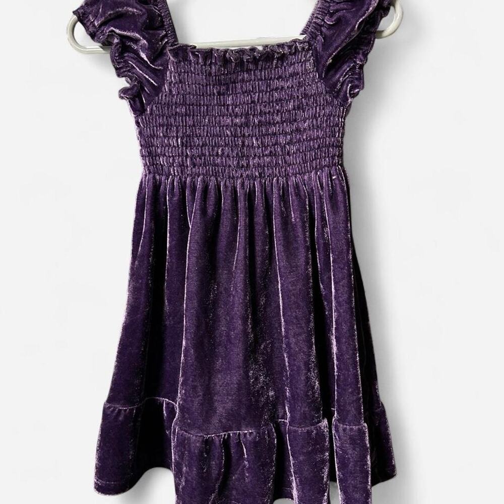 3t vintage purple velvet ruched